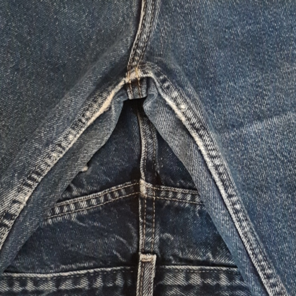 Womens ANCHOR BLUE Jeans Boot cut 13/14 classic basic Cotton - Picture 7 of 14